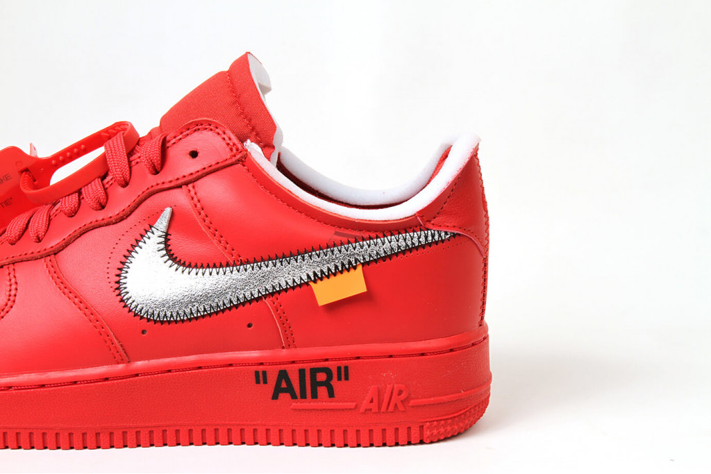 air force 1 low off white red