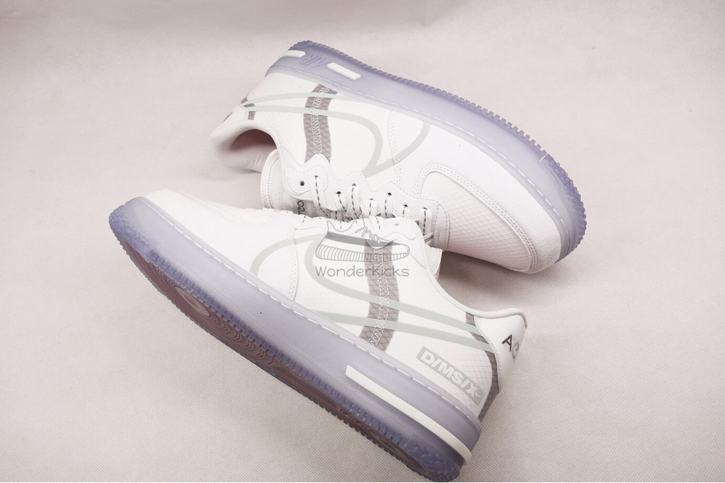 air force 1 react white light bone