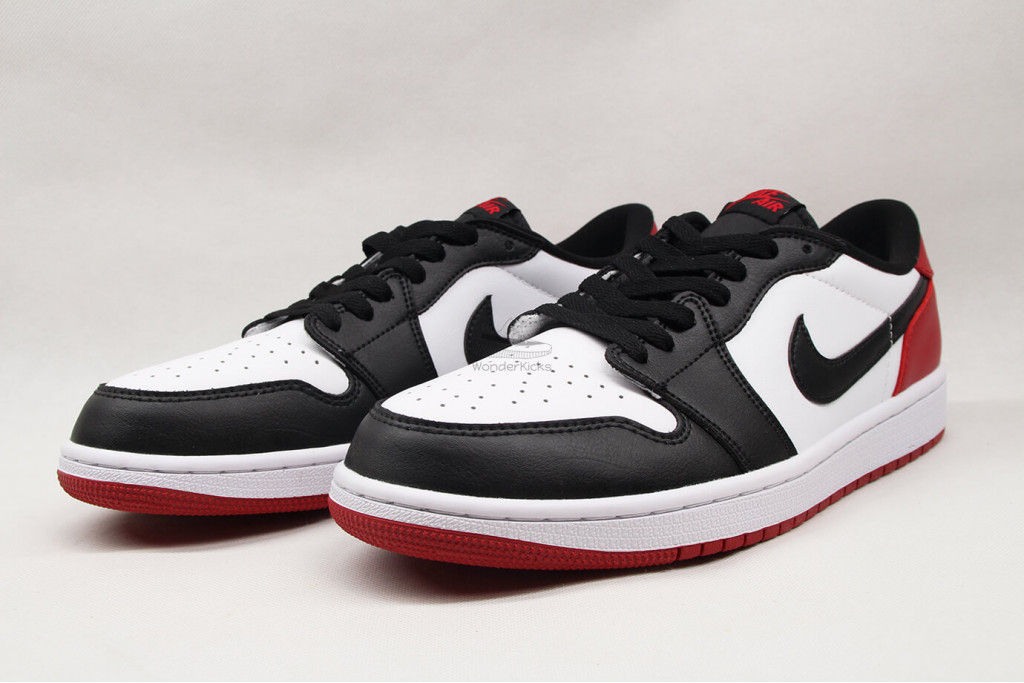 air jordan 1 retro low og black toe (2023)