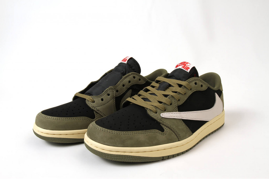 air jordan 1 retro low og travis scott black olive