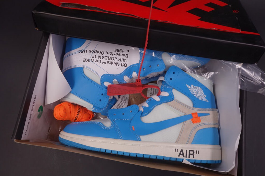 air jordan 1 retro high og off white unc