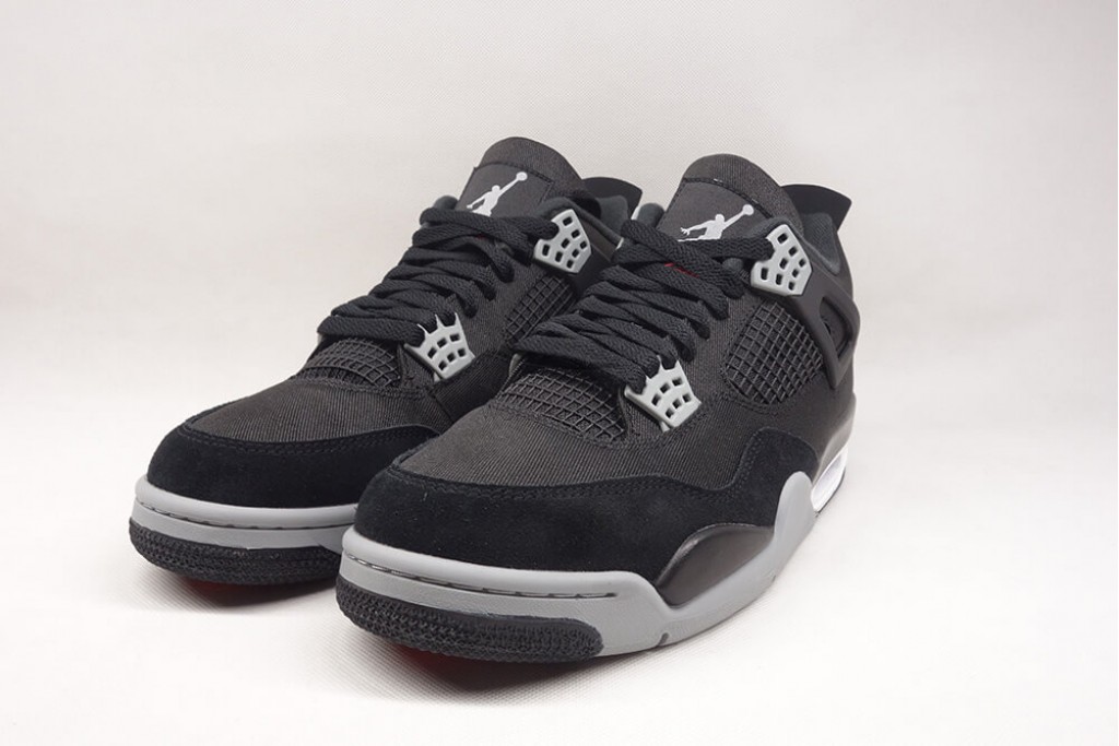 air jordan 4 retro se black canvas