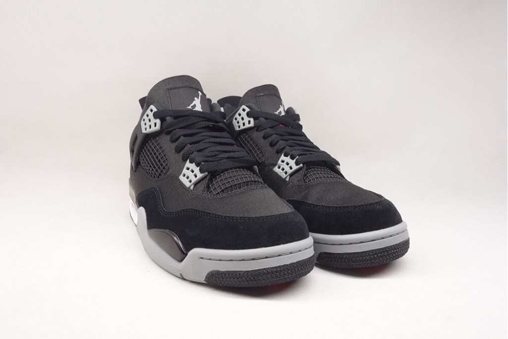 air jordan 4 retro se black canvas