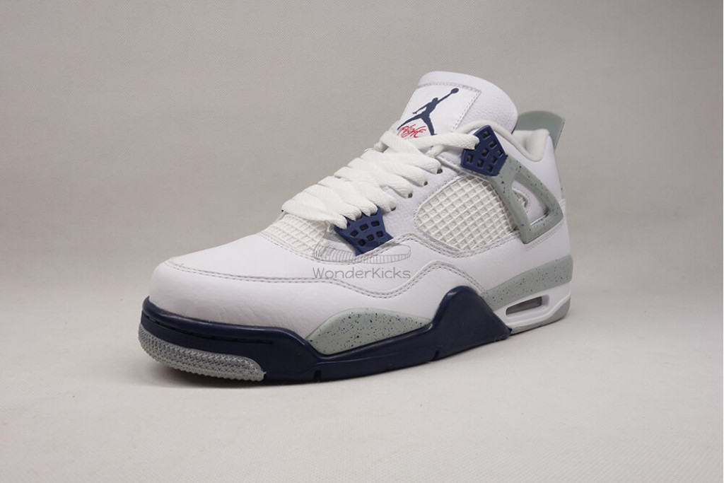 air jordan 4 retro white midnight navy