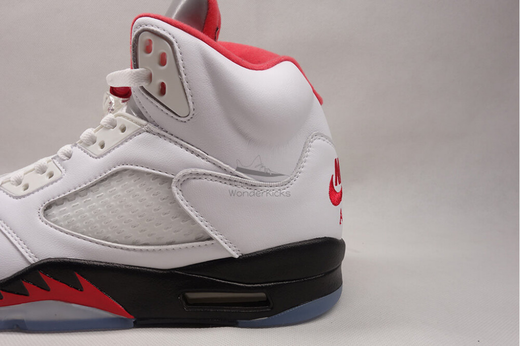 air jordan 5 retro fire red silver tongue (2020)