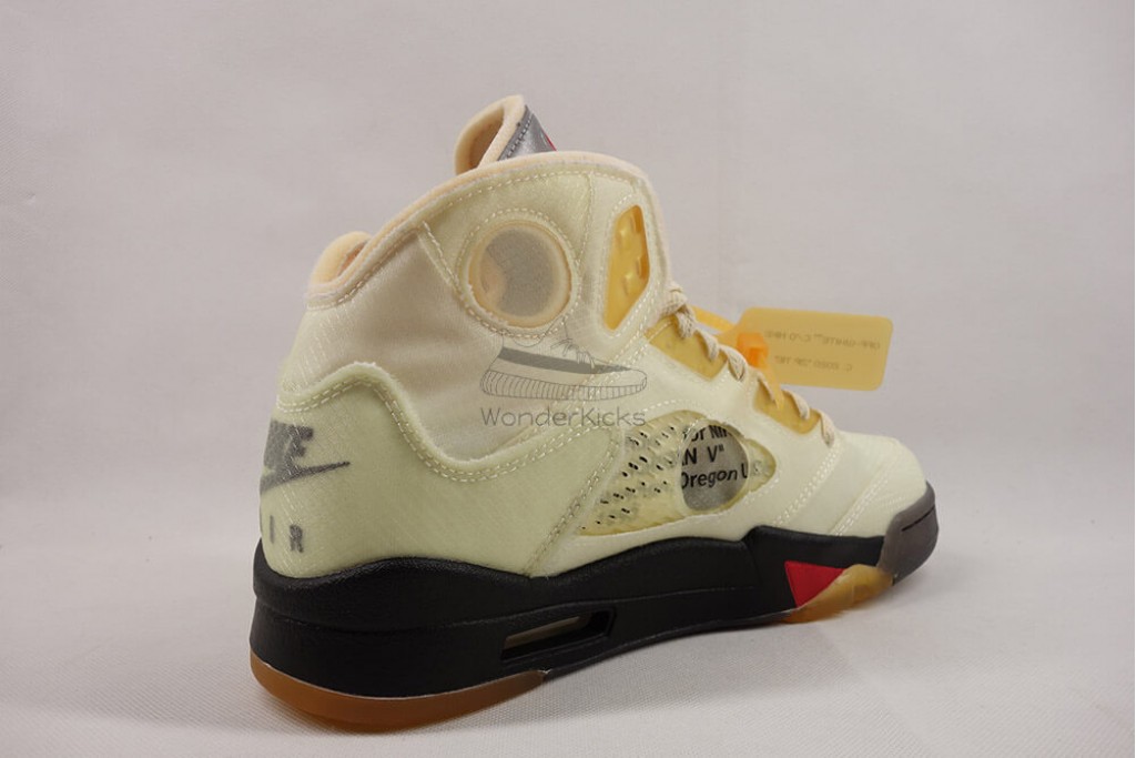 air jordan 5 retro off white sail