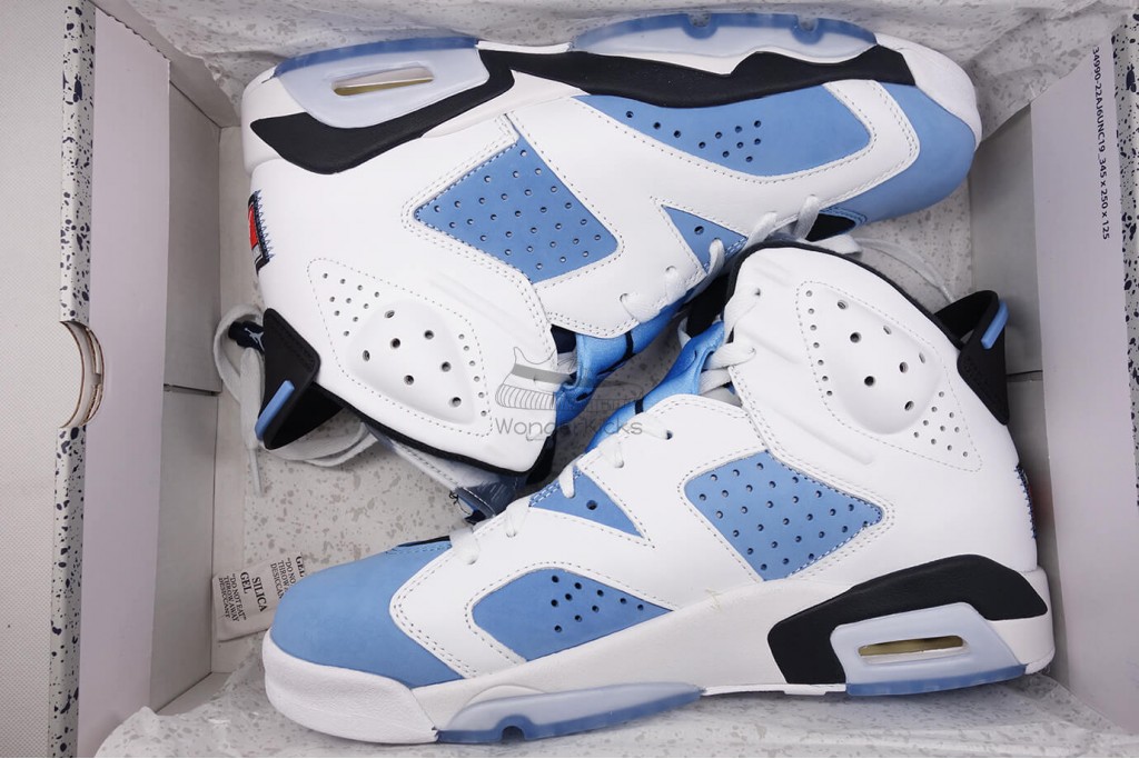 air jordan 6 retro unc white