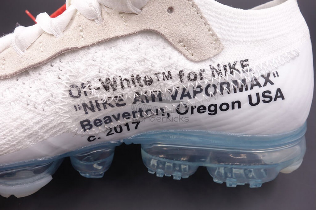 air vapormax off white in white