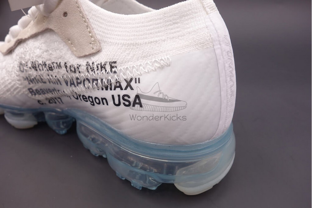 air vapormax off white in white