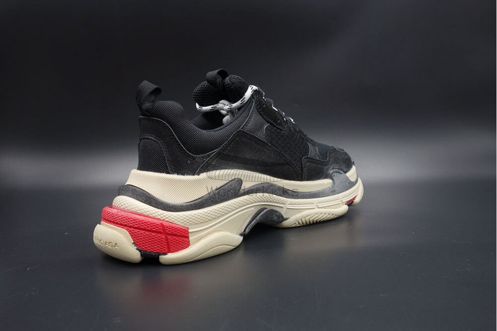 bc triple s trainer black white red