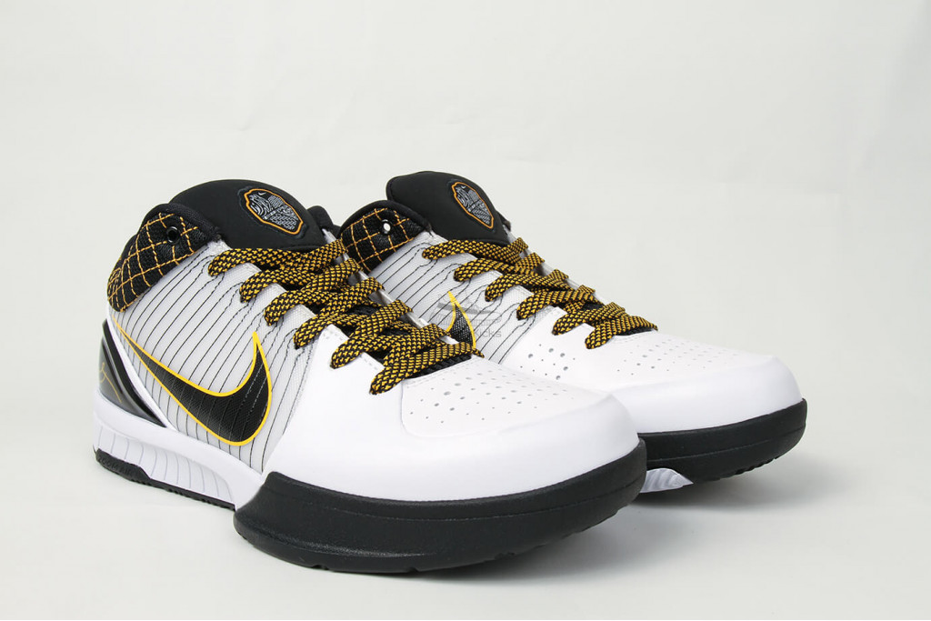 kobe 4 protro white black del sol