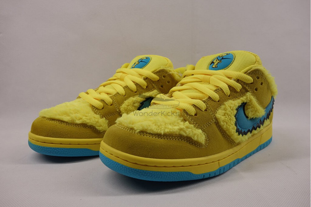 sb dunk low grateful dead bears opti yellow