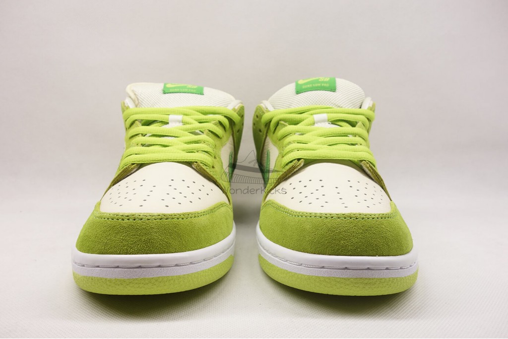 sb dunk low green apple