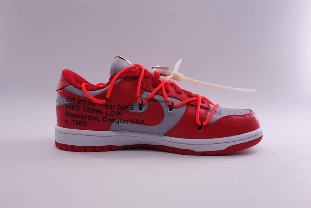 dunk low off white red