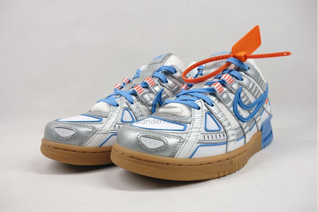 air rubber dunk off white unc