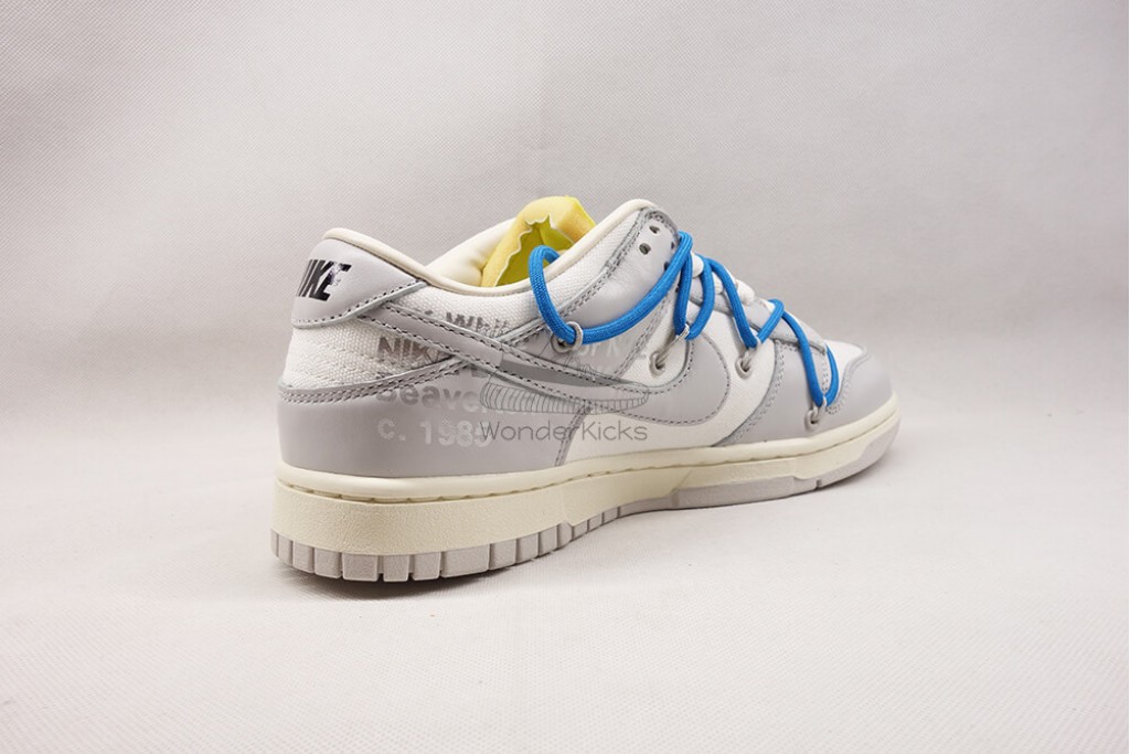 dunk low off white lot 10