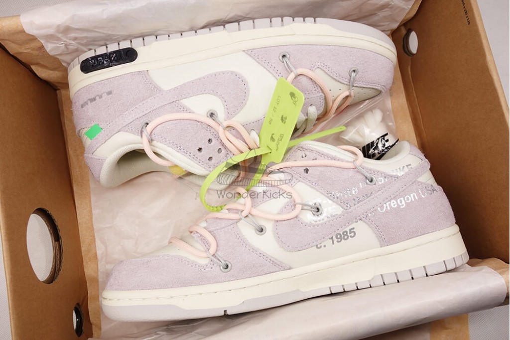 dunk low off white lot 12