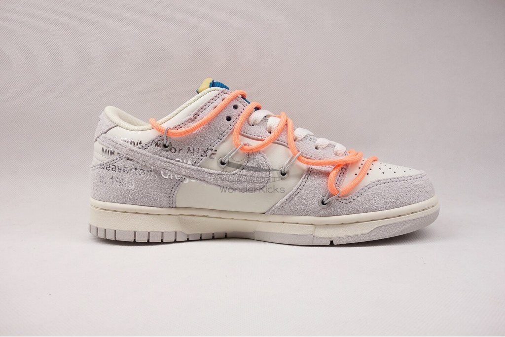 dunk low off white lot 19