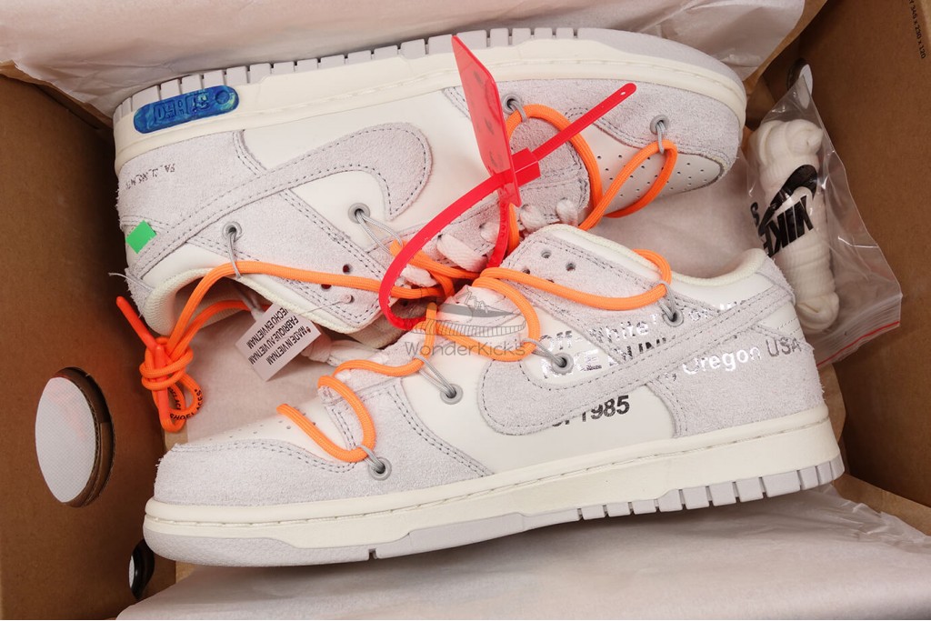 dunk low off white lot 31