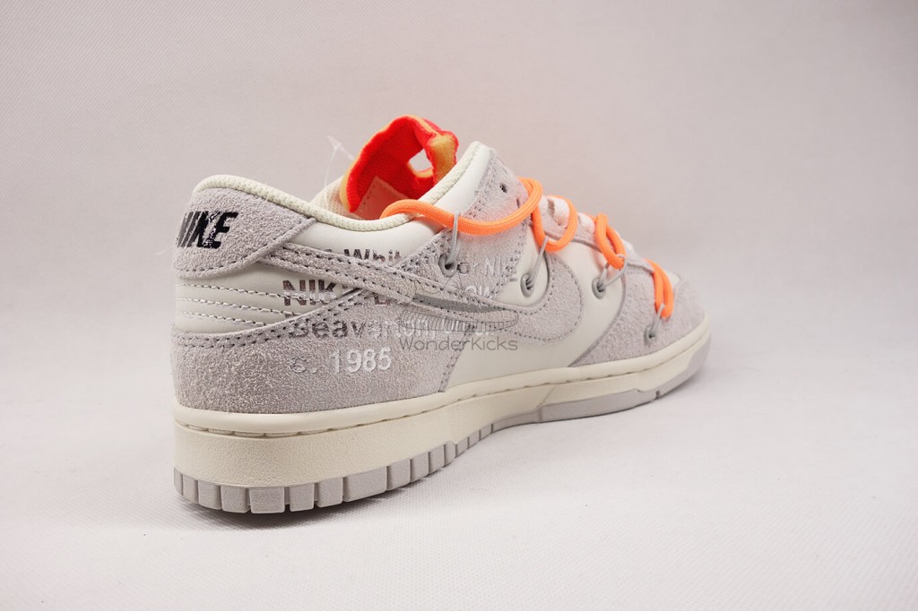 dunk low off white lot 31