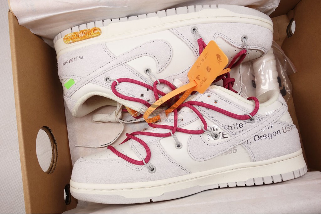 dunk low off white lot 35