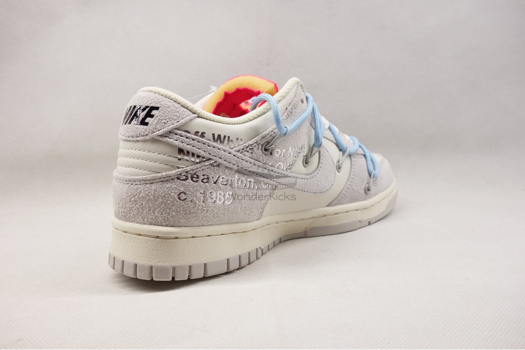 dunk low off white lot 38