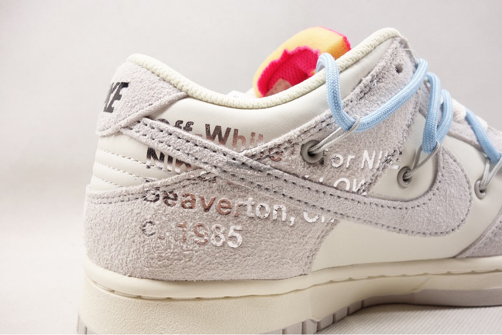 dunk low off white lot 38