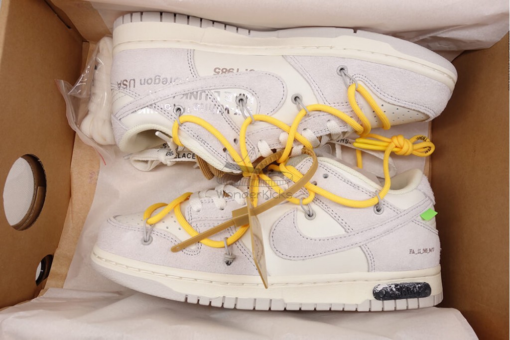 dunk low off white lot 39