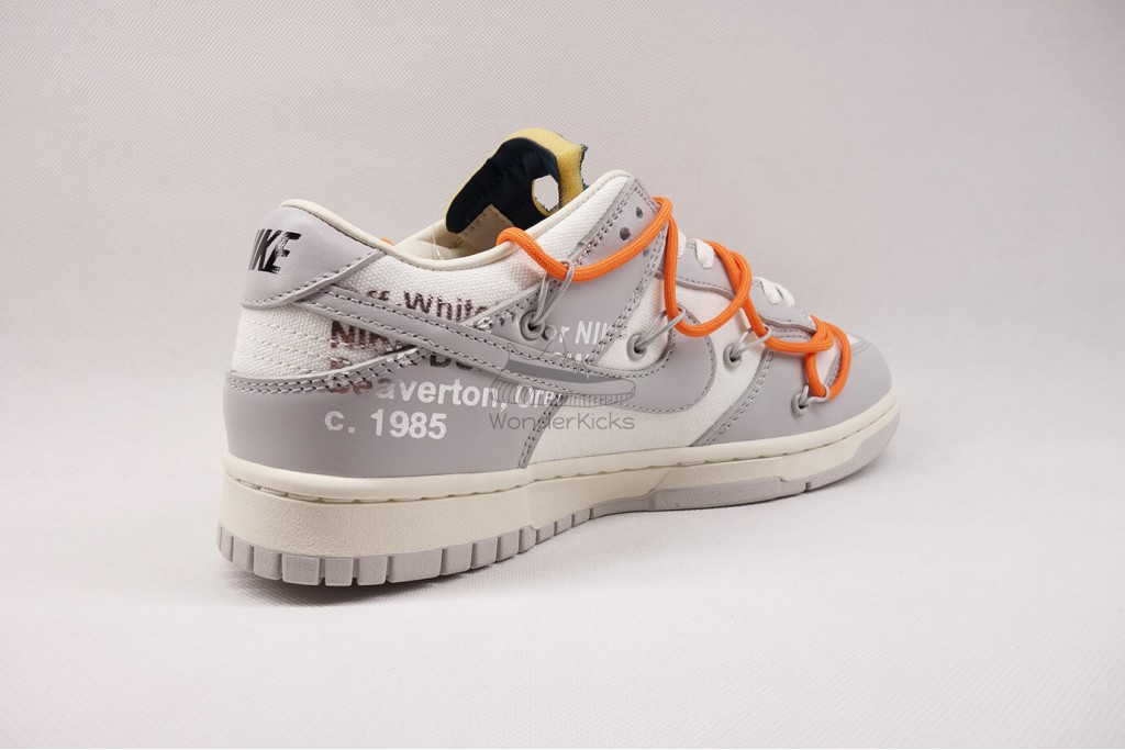 dunk low off white lot 44