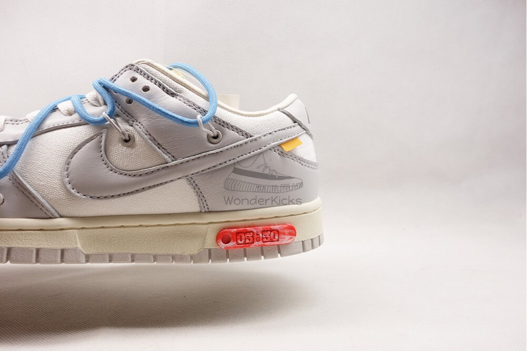 dunk low off white lot 5