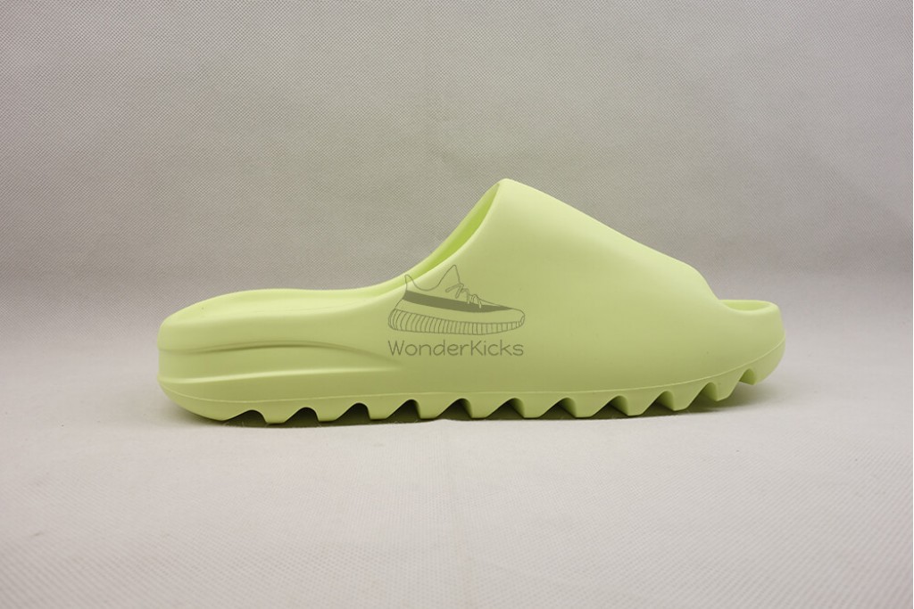 yeezy slide glow green