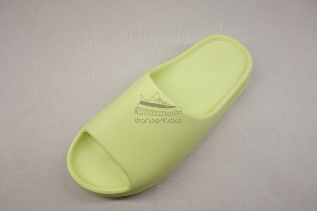 yeezy slide glow green