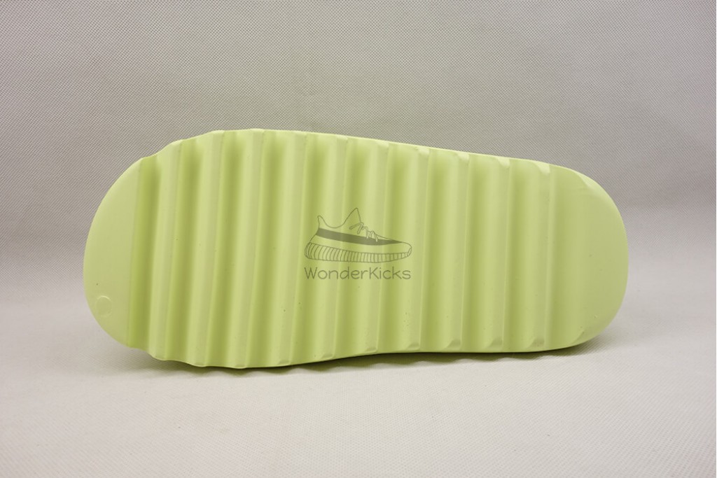 yeezy slide glow green